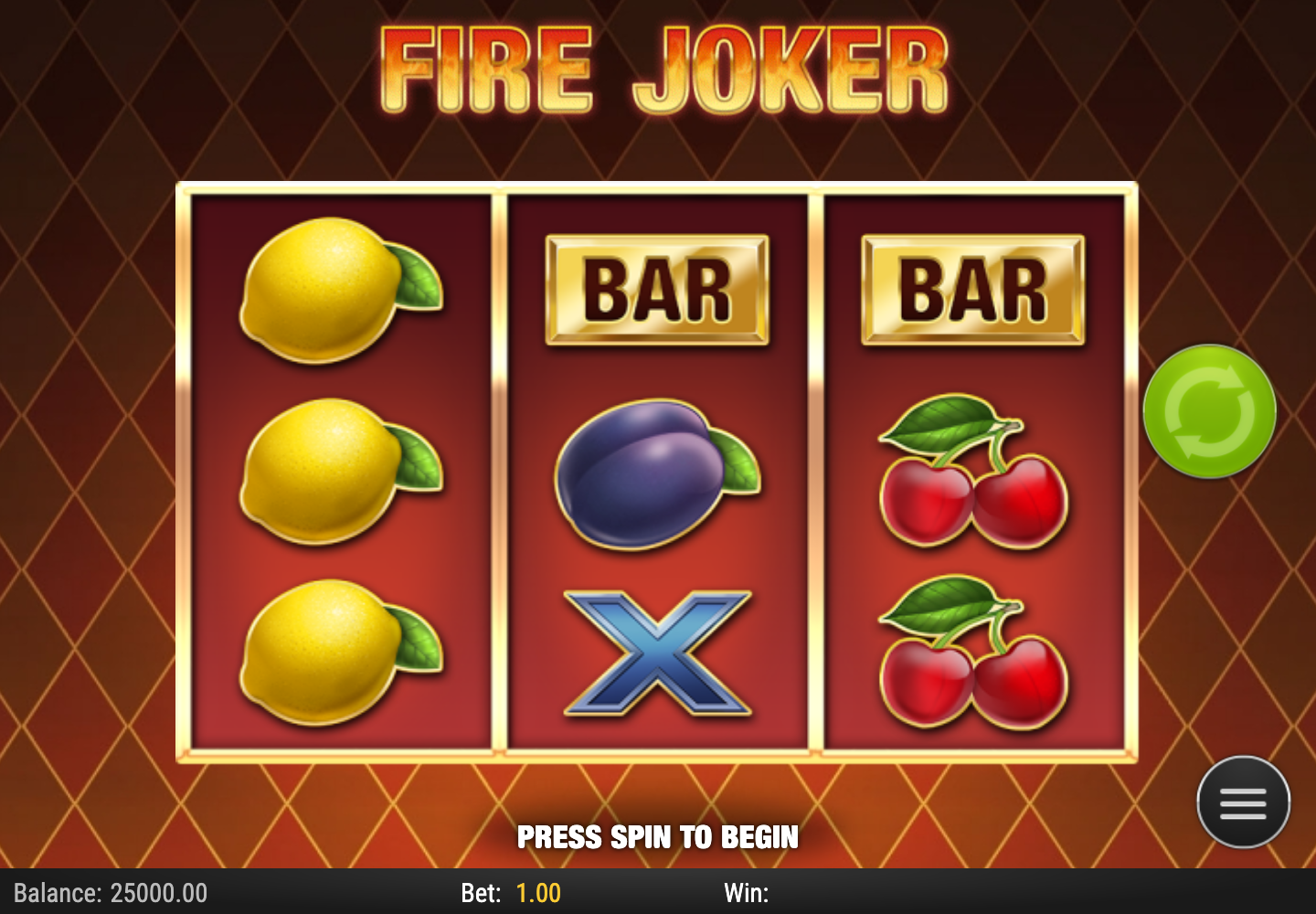 Original Fire Joker demo before the first practice spin